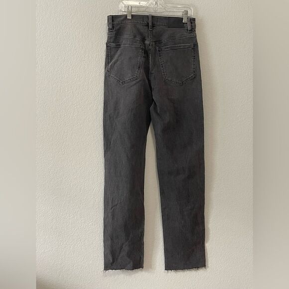 Madewell NWT Tall 90s Straight Crop Jeans Size 30T in Benley Wash - Picture 10 of 14